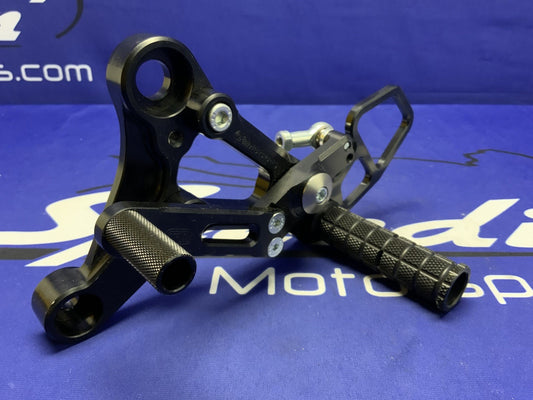 Woodcraft Left Rearset Assembly 790 Duke 17-26, 890 Duke/R 2020-2023 05-0790L