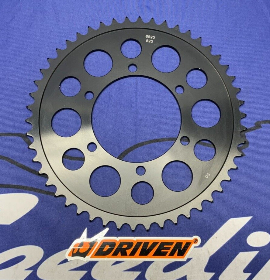 Driven Racing Rear Sprocket (Black) 520-50T Daytona 675 2006-2015 8820-520-50T