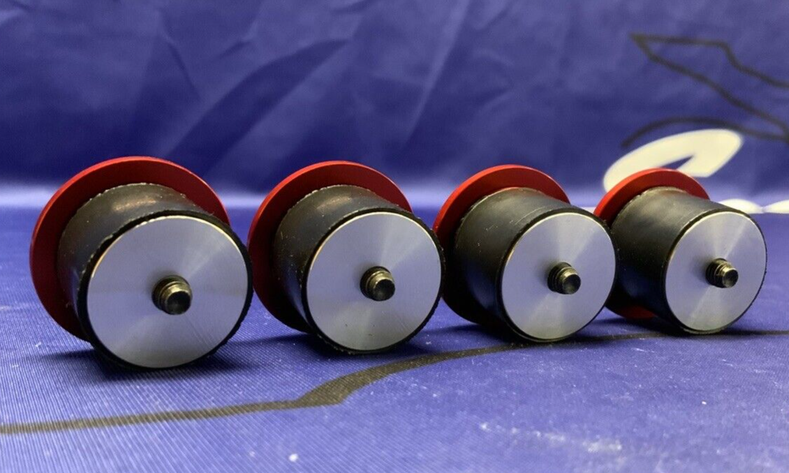 Ducati Frame Plugs (Red) Monster 797 2017-2021 OEM 97380781A