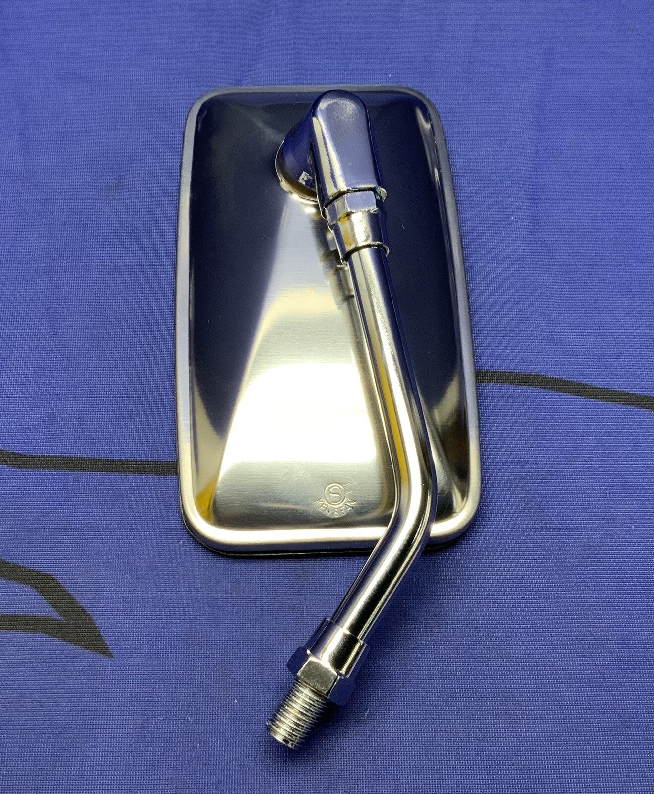 BikeMaster Universal Cruiser Mirror 10mm - Each - Stainless - 601125