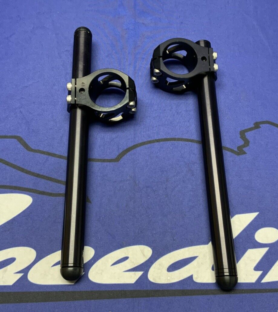 Driven Racing Standard Clip-On Handle Bar Set Left & Right (Black) 41mm DCLO-41