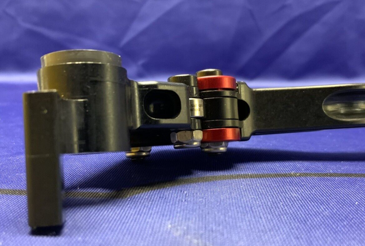 CRG RC2 Brake Lever Standard Black & Red Hypermotard 2007-2008 2RB-513-T-B