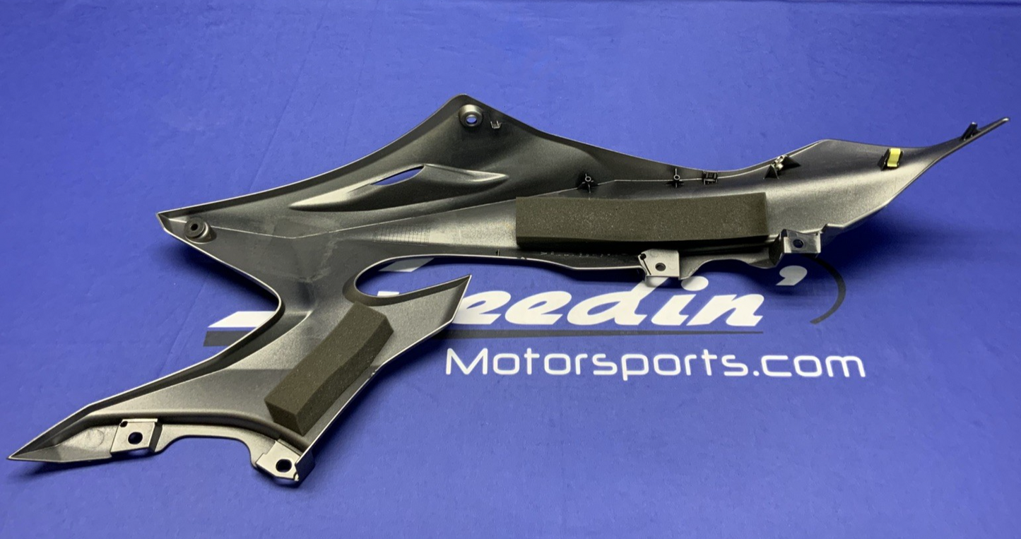 Yamaha Left Upper Fairing (Dark Gray) YZF-R6 2017-2024 OEM BN6-2117V-00-P4
