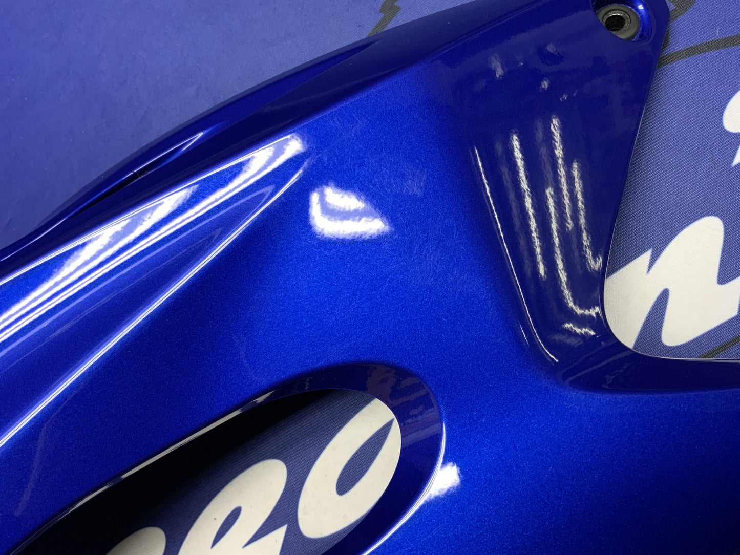 Yamaha Left Upper Fairing (Blue) YZF-R6 2017-2024 OEM BN6-2117V-00-P0