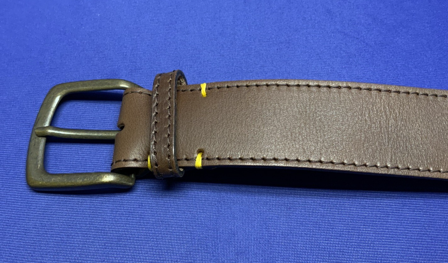 Ducati Scrambler Logo Leather Belt (Brown) 100 cm OEM 987691895