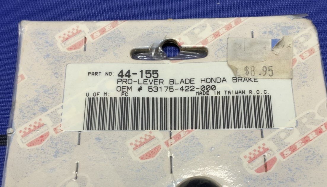 Parts Unlimited Brake Lever CB650 1979-1982 44-155