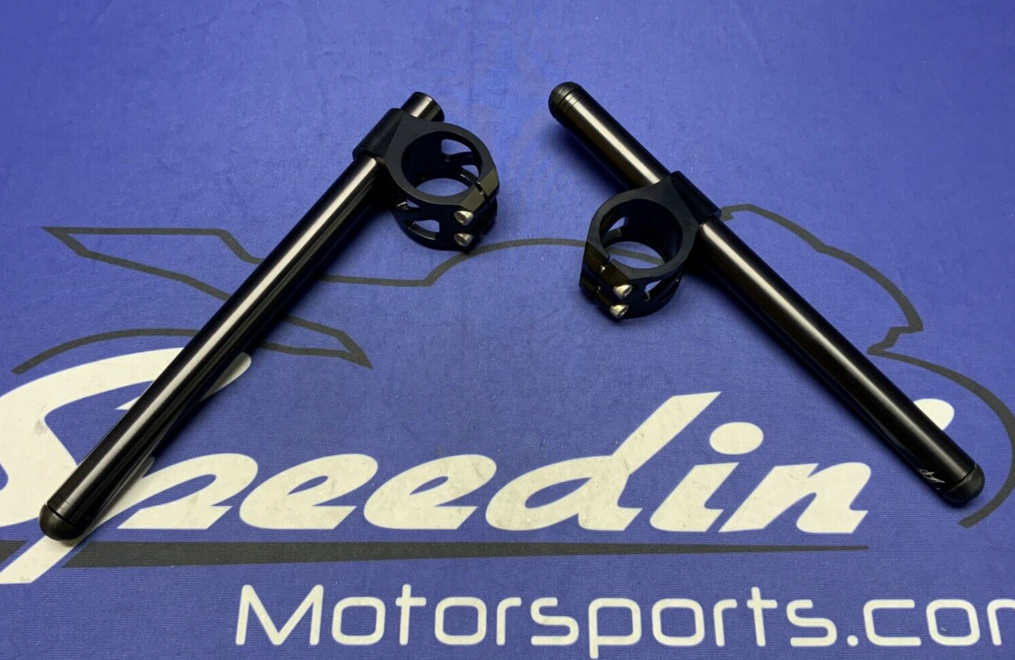 Driven Racing Standard Clip-On Handle Bar Set Left & Right (Black) 41mm DCLO-41