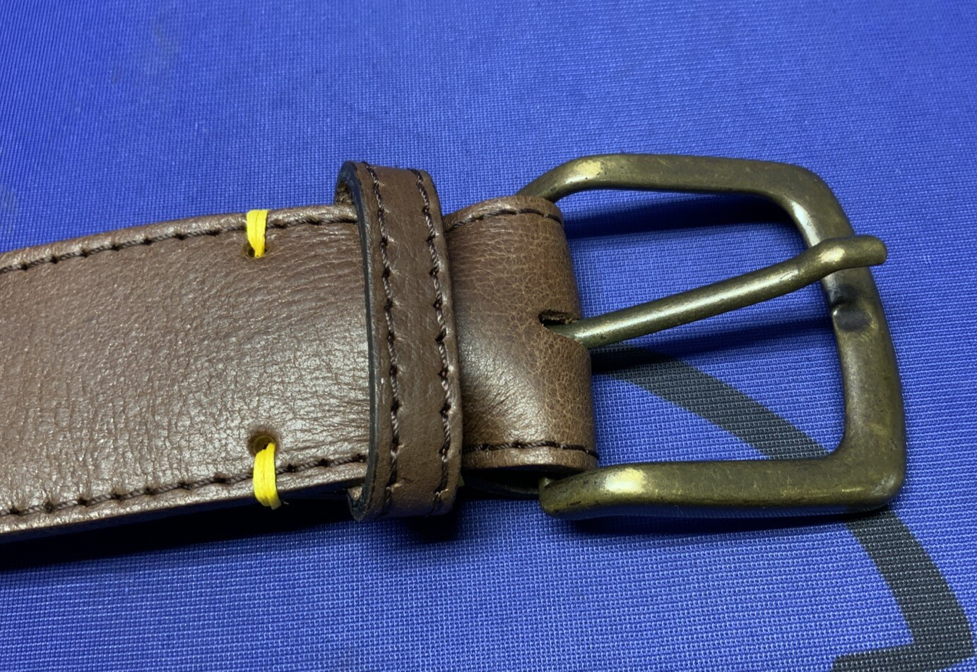 Ducati Scrambler Logo Leather Belt (Brown) 110 cm OEM 987691899