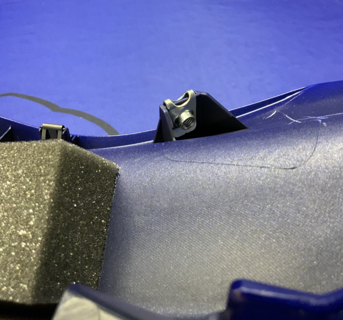 Yamaha Left Upper Fairing (Blue) YZF-R6 2017-2024 OEM BN6-2117V-00-P0