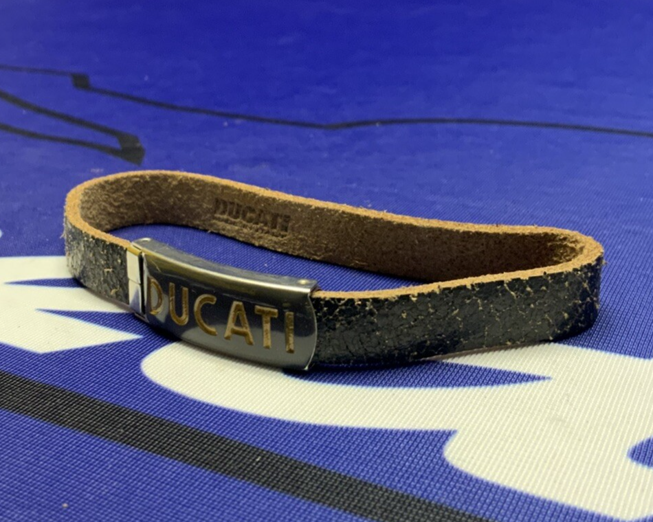Ducati Retro Leather Bracelet OEM 987680290