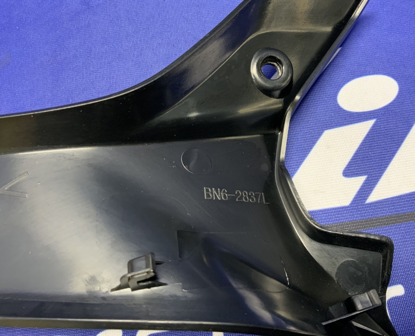 Yamaha Left Inner Console Panel Fairing YZF-R6 2017-2024 OEM BN6-2837L-00-00