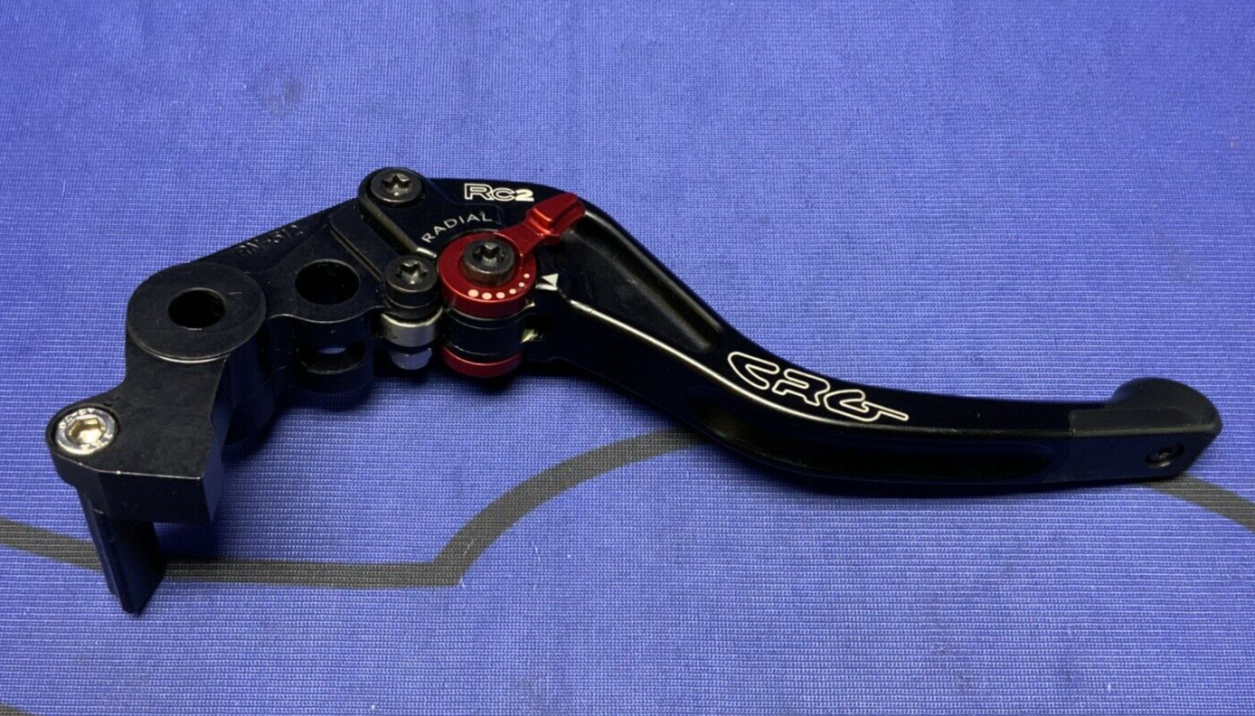 CRG Brake Lever RC2 Short Black & Red ZX10-R 2006-2007 2RN-512-H-B