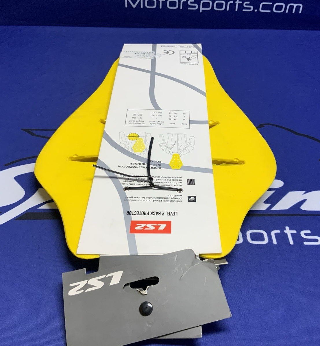 LS2 CE Level 2 Back Protector XL Insert 820641PTB03