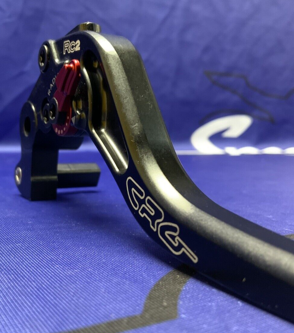 CRG Brake Lever RC2 Short Black & Red ZX10-R 2006-2007 2RN-512-H-B