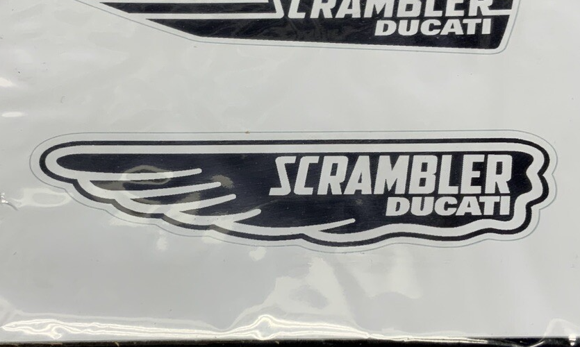 Ducati "Scrambler Logo" Sticker Set OEM 987691867