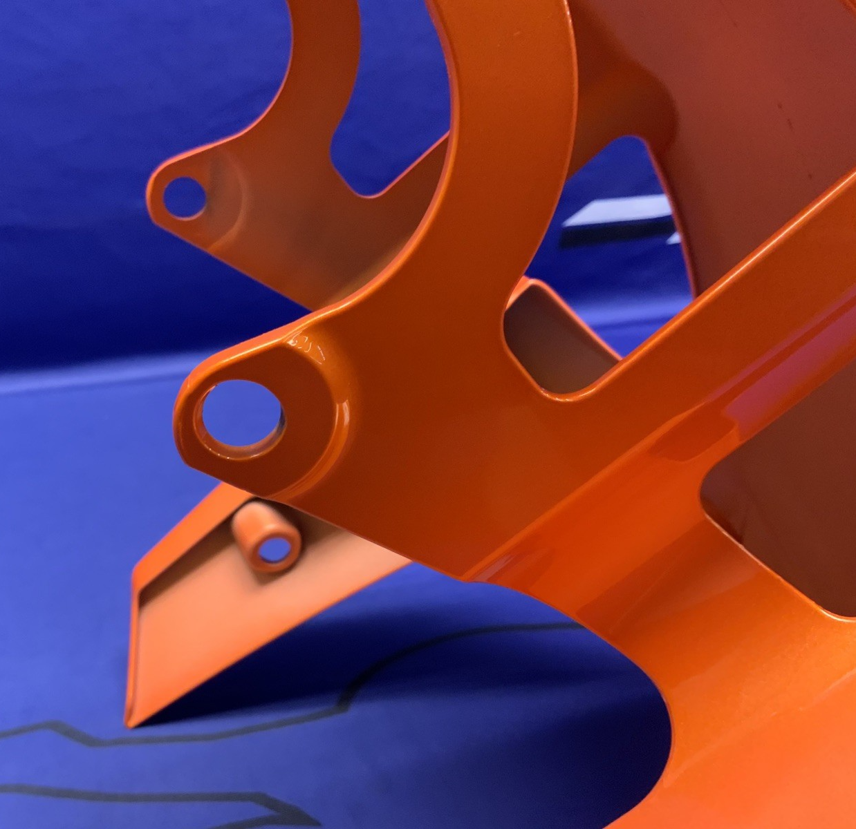 Yamaha Front Fender (Orange) YZF-R6 2017-2024 OEM 14B-Y2151-00-PG