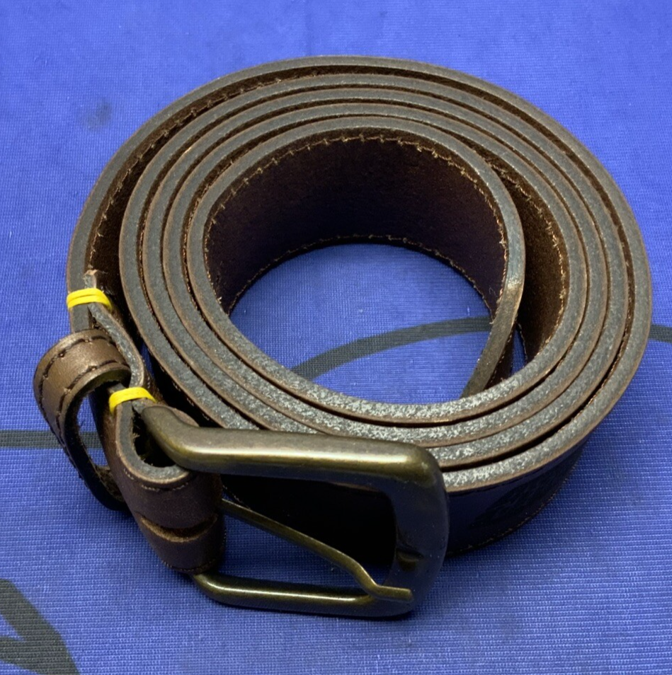 Ducati Scrambler Logo Leather Belt (Brown) 110 cm OEM 987691899