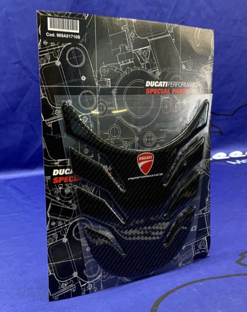 Ducati Performance Carbon Tank Guard Multistrada 1200 2010-2013 OEM 969A01710B