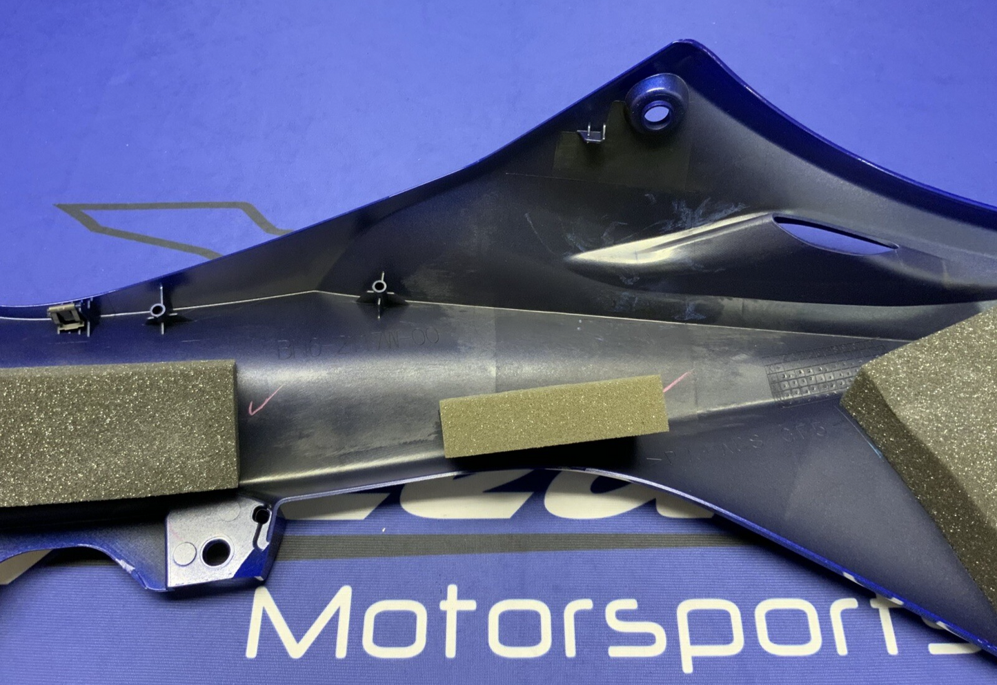 Yamaha Right Upper Fairing (Blue) YZF-R6 2017-2024 OEM BN6-2117W-00-P0