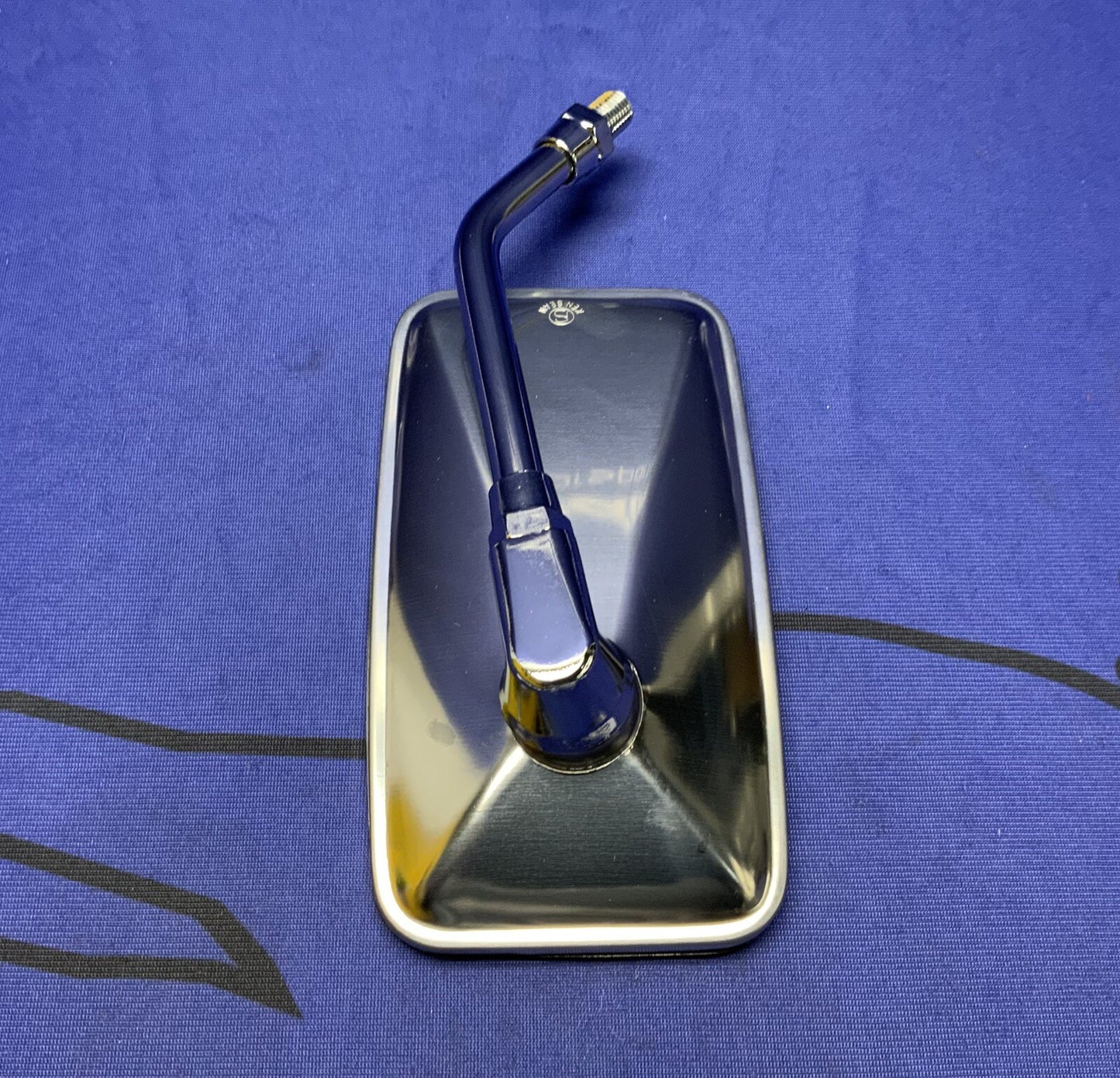 BikeMaster Universal Cruiser Mirror 10mm - Each - Stainless - 601125