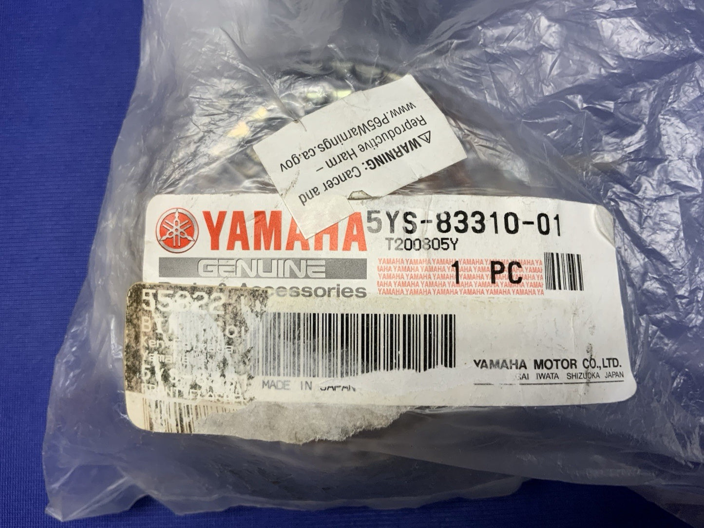Yamaha Left Front Turn Signal Star Venture 1300 2005-2007 OEM 5YS-83310-01-00