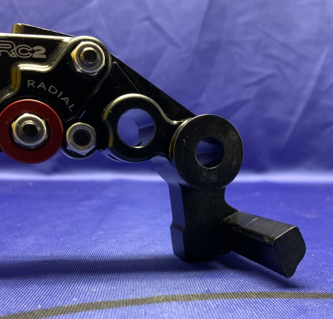 CRG Brake Lever RC2 Short Black & Red ZX10-R 2006-2007 2RN-512-H-B