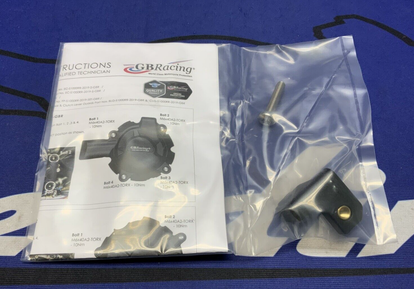 GB Racing Secondary Pulse Fixing Bracket S1000RR 19-25 EC-S1000RR-2019-3-FB-GBR