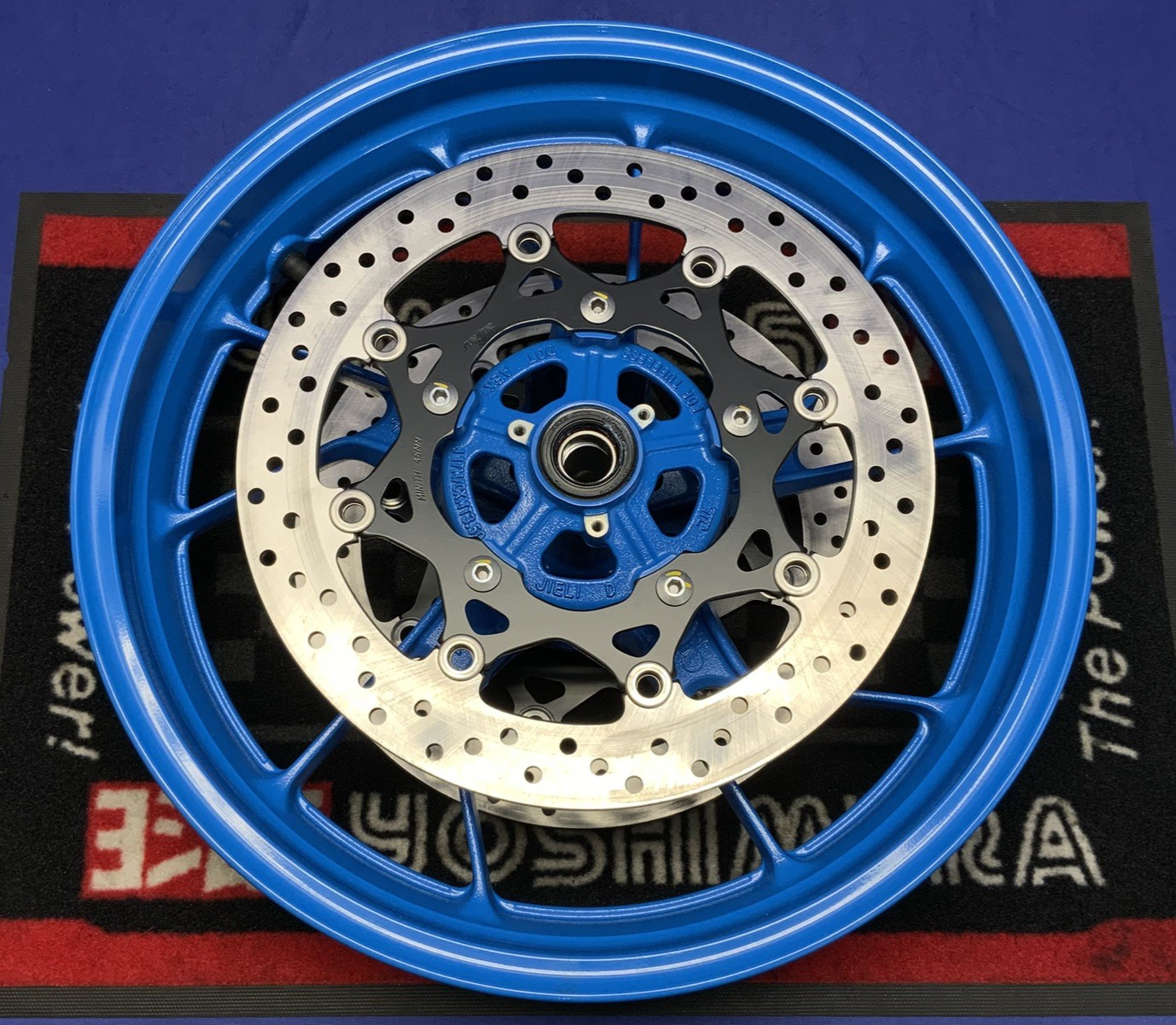 Suzuki Front Wheel W/ Rotors (Blue) GSX-8R 2024-2026 OEM 54111-25L00-QZB