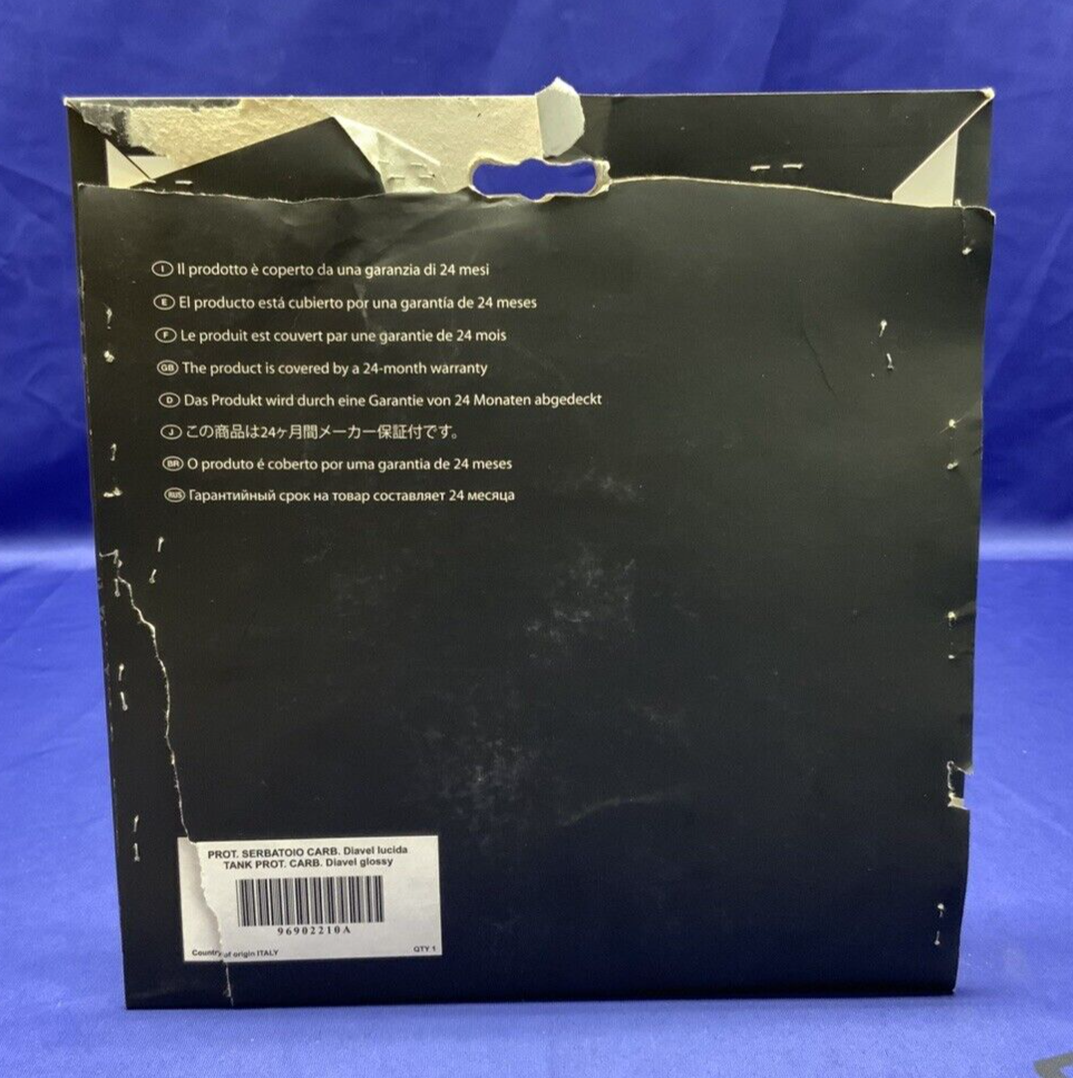 Ducati Performance Carbon Tank Guard Monster 696 2009-2013 OEM 96902210A
