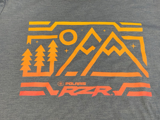 Polaris Women's RZR Scenic Blue Tee XL 286071509