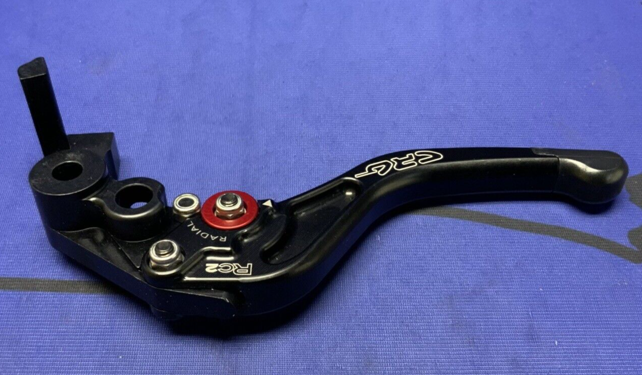 CRG Brake Lever RC2 Short Black & Red ZX10-R 2006-2007 2RN-512-H-B