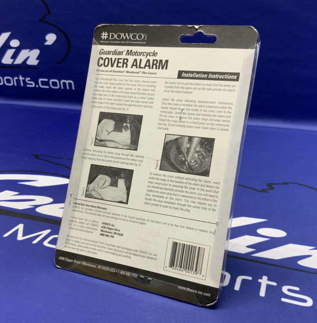 Dowco Guardian Motorcycle Cover Security Alarm system 26038-00