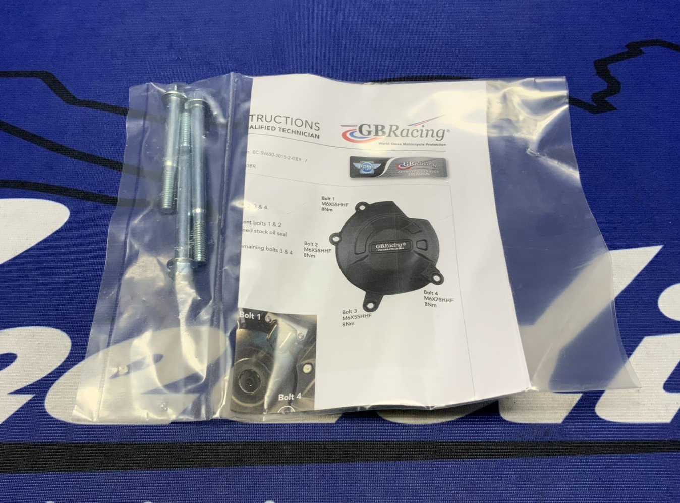 GB Racing Secondary Water Pump Cover SV650 2015-2025 EC-SV650-2015-5-GBR