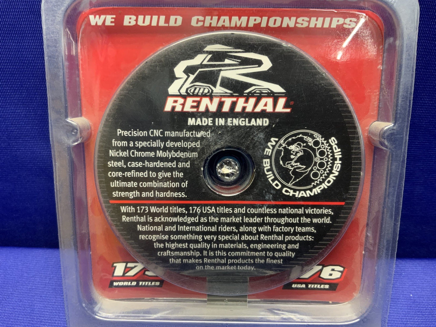 Renthal Front Sprocket Suzuki RM-Z450 2013-2014 485U-520-13GP