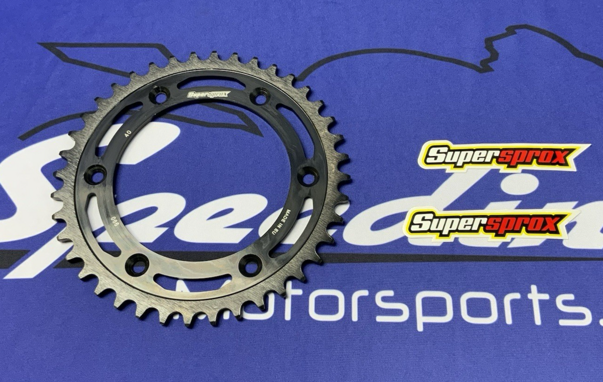 Supersprox Steel Rear Sprocket (Black) 520 Chain RFE-990:40-BLK