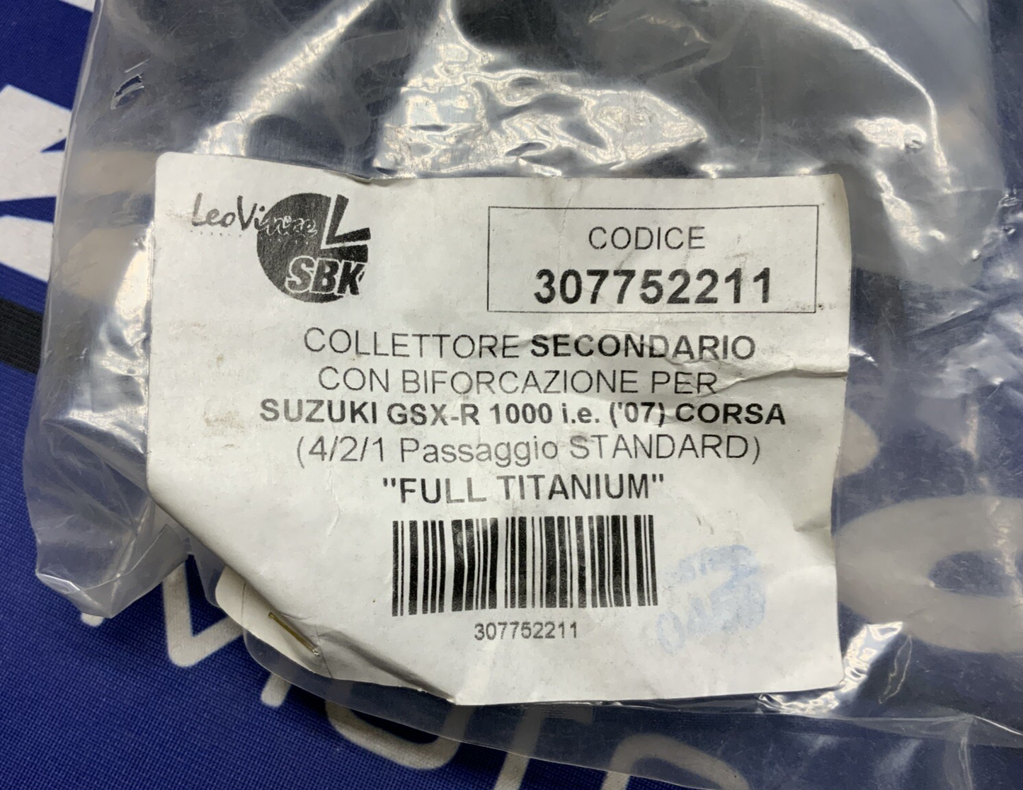 Leo Vince Exhaust Pipe Collector GSXR 1000 2007-2008 307752211