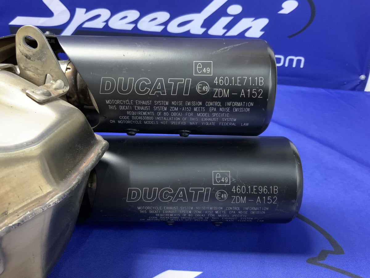 Ducati Catalytic Converter W/ Mufflers Desert Sled 2017-2023 OEM 57314331A