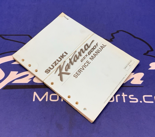 Suzuki GZX600F Katana Service Manual 1989-1993 OEM 99500-35024-03E