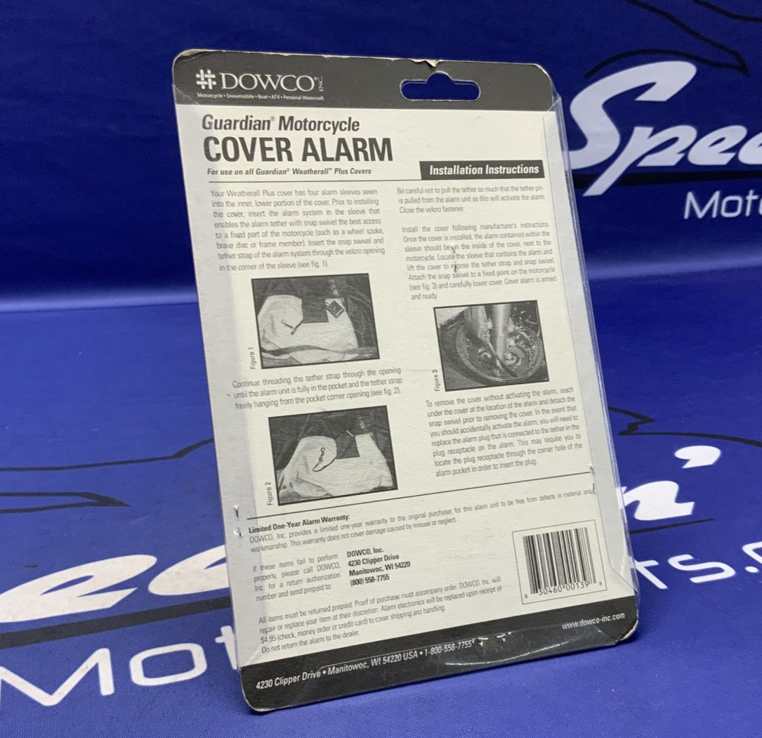 Dowco Guardian Motorcycle Cover Security Alarm system 26038-00