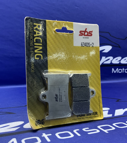 SBS Racing Sintered Front Brake Pads YZF-R6 2005-2020, R1 2015-2021 634DS-2