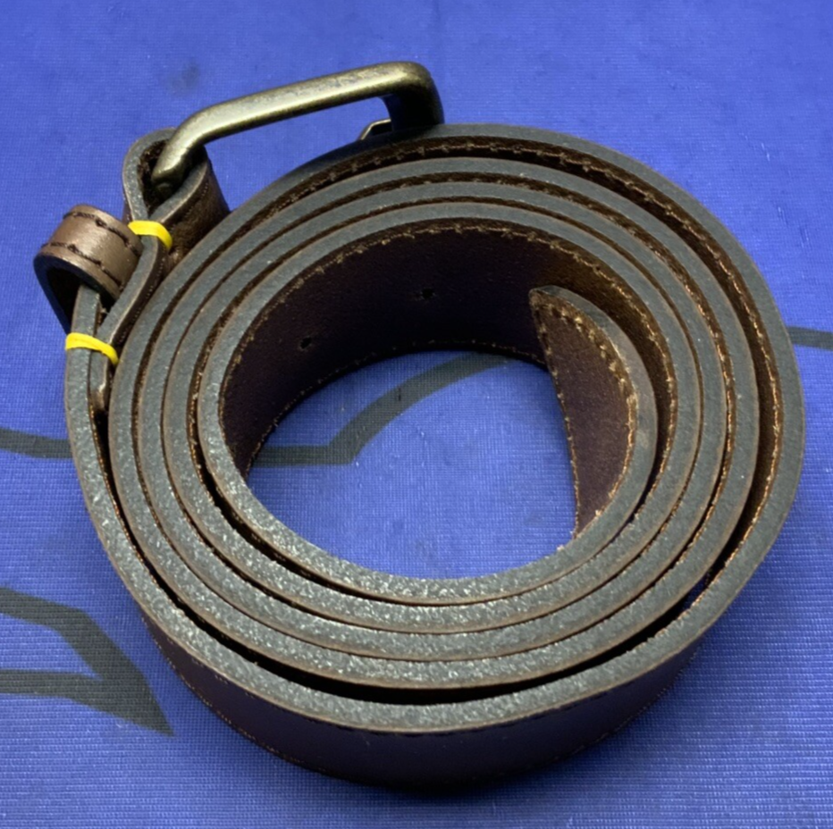 Ducati Scrambler Logo Leather Belt (Brown) 110 cm OEM 987691899