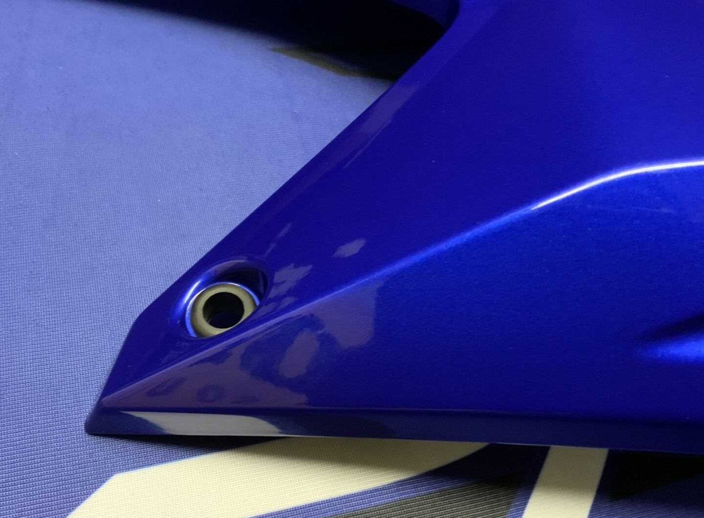 Yamaha Left Upper Fairing (Blue) YZF-R6 2017-2024 OEM BN6-2117V-00-P0