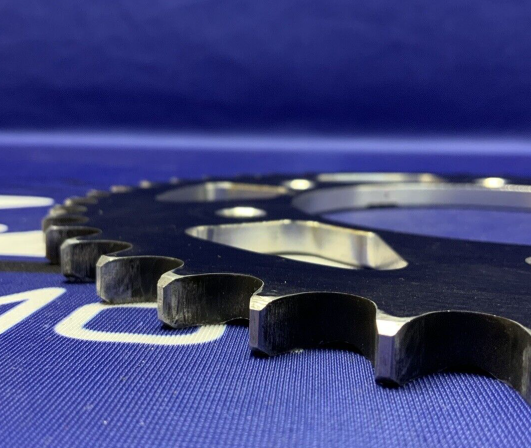 Vortex Racing Rear Sprocket (Black) 525-44T 921ZK-44