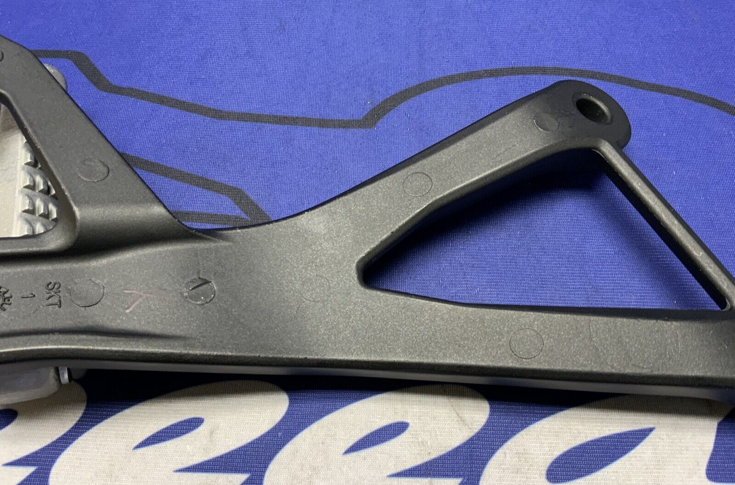 Kawasaki Left Passenger Foot Rest (Black) ZX-4R/RR 2023-2025 OEM 35063-1488-18R