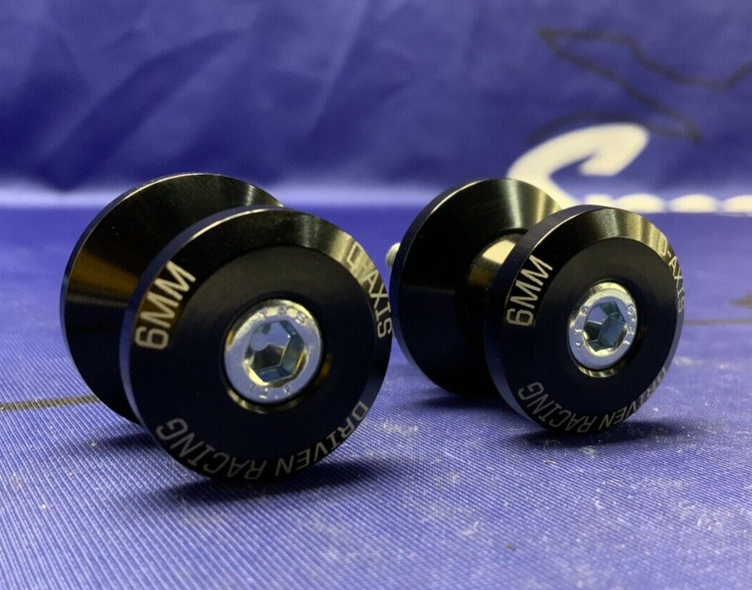 Driven Racing D Axis Spools (Black) YZF-R6 1999-2018 DXS-6 BK