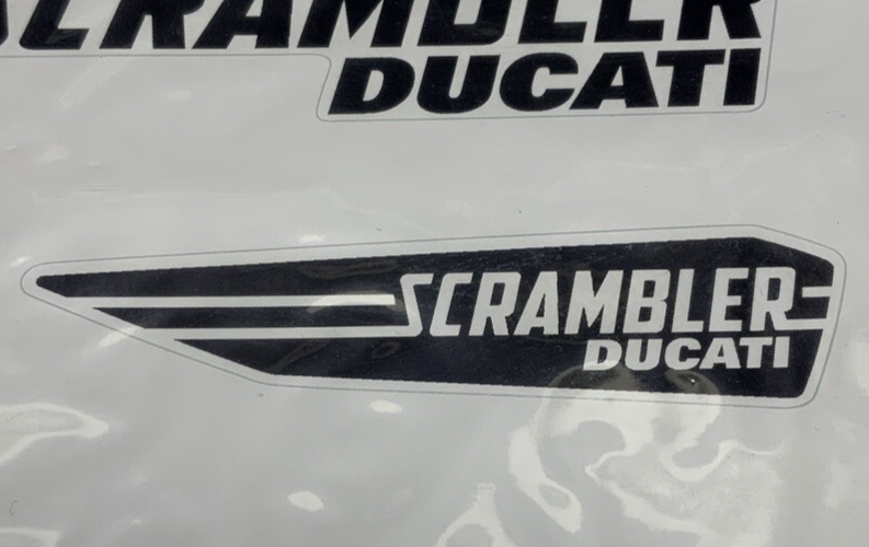 Ducati "Scrambler Logo" Sticker Set OEM 987691867