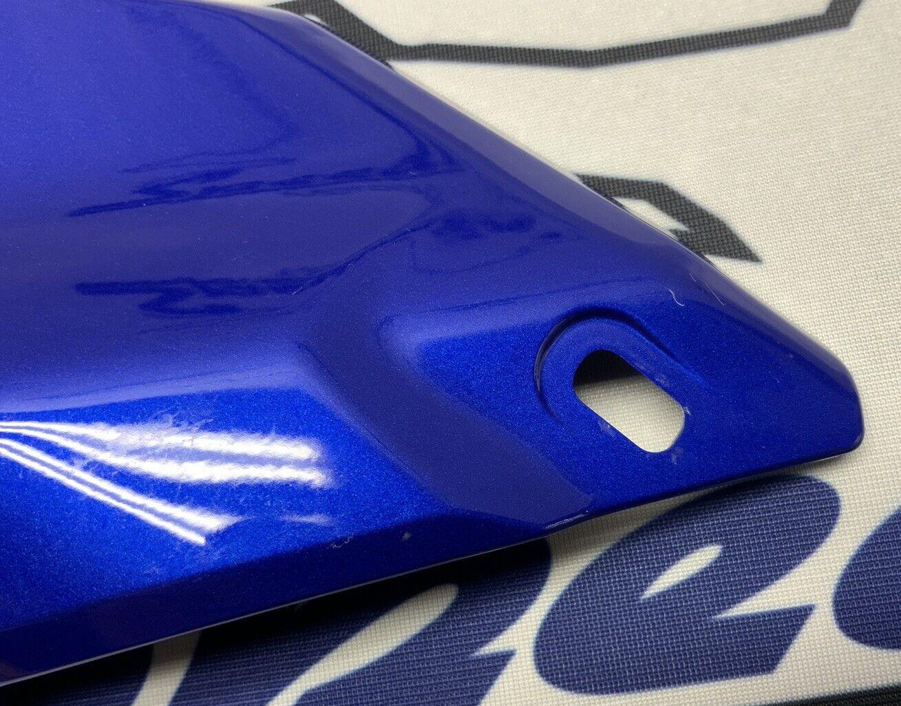 Yamaha Right Upper Fairing Blue YZF-R7 2022-2024 OEM BEB-2837M-00-P0