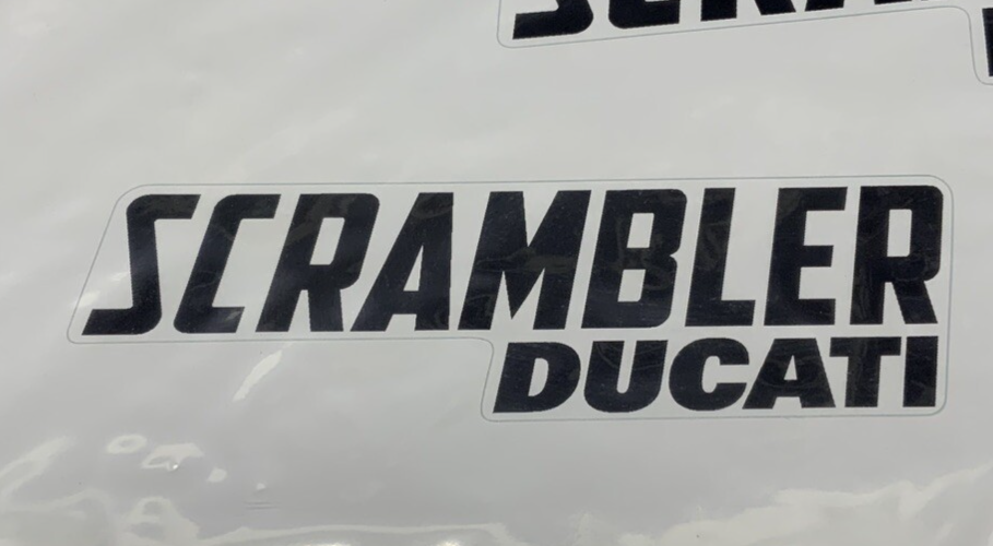 Ducati "Scrambler Logo" Sticker Set OEM 987691867