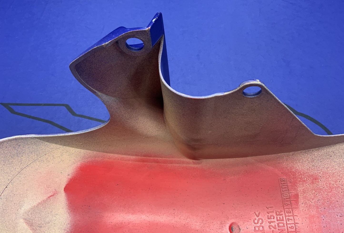 Yamaha Front Fender (Painted Blue) YZF-R6 2006-2010 OEM 2C0-21511-01-P3