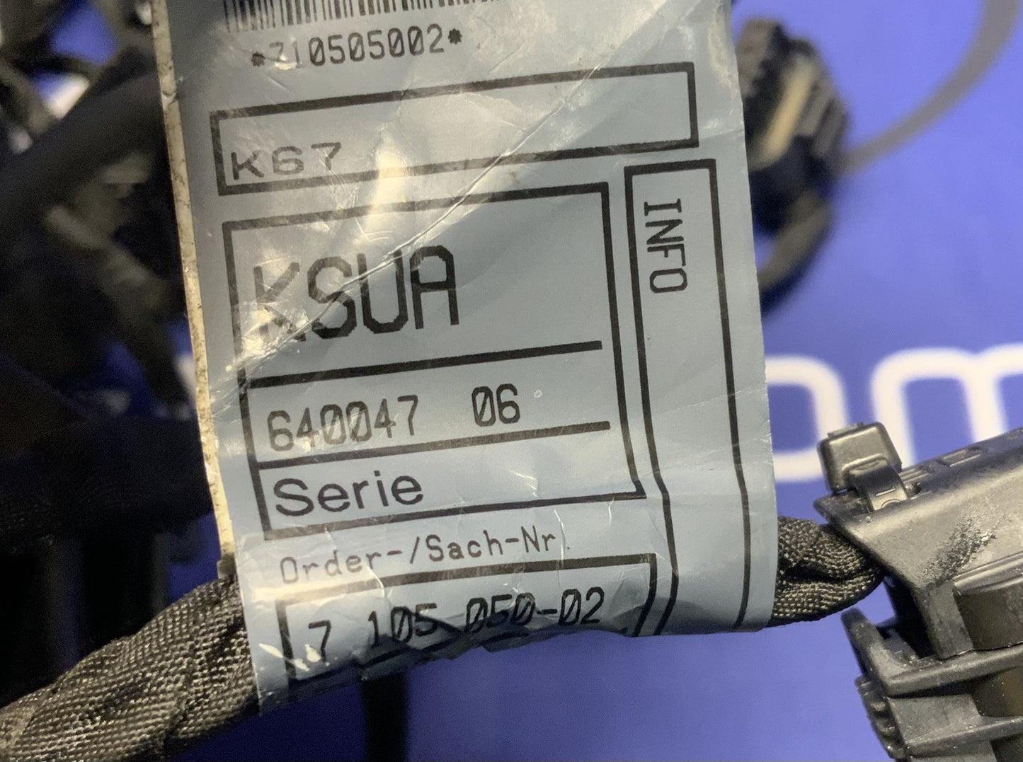 BMW Main Wire Harness S1000RR (K67) 2019-2022 OEM 61117105051